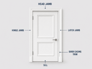 Door frame structure diagram