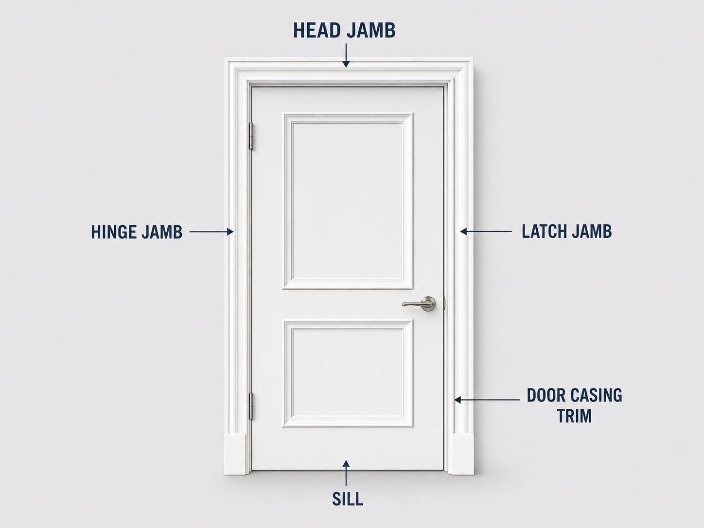 Door frame structure diagram